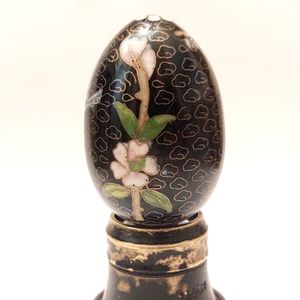 Vintage Chinese Cloisonne Enamel Egg